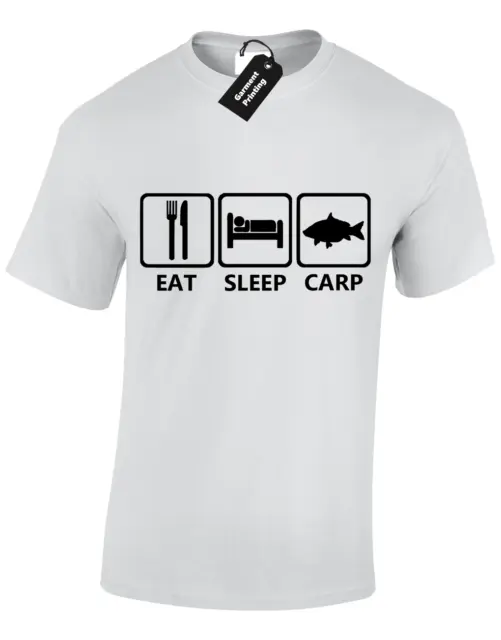 Maglietta Eat Sleep Carp Bambini Bambini Top Pesca Pesca Pesca Pescatore Idea Regalo 8