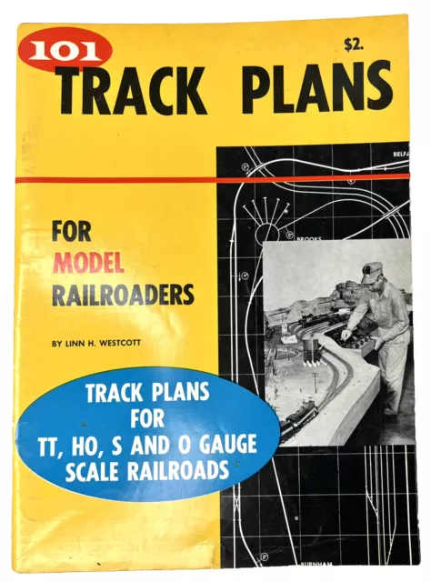 101 planos de vías para modelos de ferrocarriles N TT HO S escala O Westcott 1956 de colección