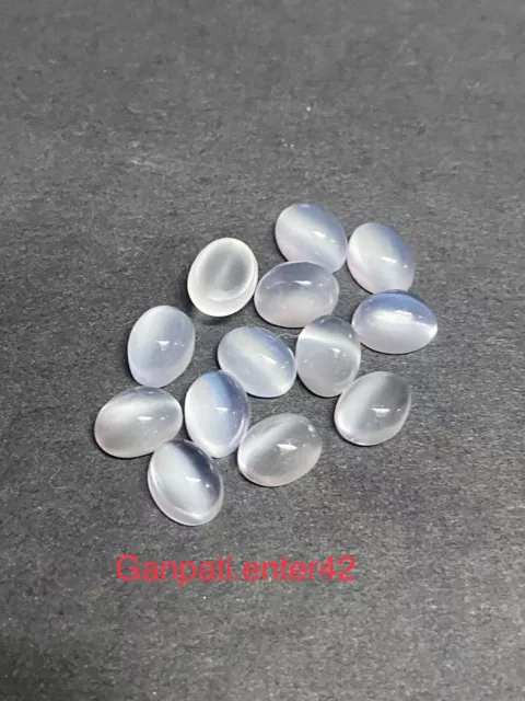 Naturel Blanc Pierre de Lune Ovale Cabochons 6x4 MM Calibré Taille Libre Gemme E