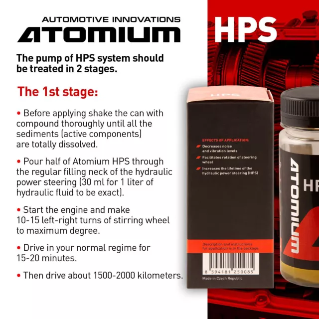 Aditivo de aceite hidráulico Atomium HPS para protección y restauración de... 2