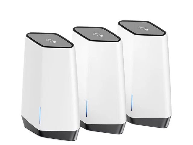 Netgear Orbi Pro AX6000 WiFi 6 (SXK80B3)  Tri-Band Mesh-System - 3er Set NEU OVP