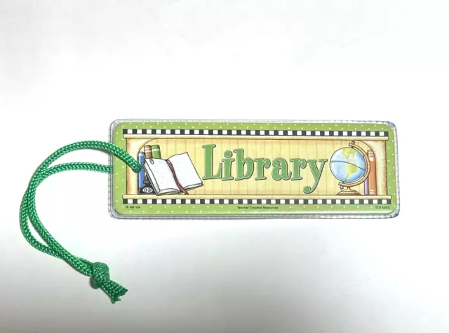 Mary Engelbreit Library Plastic covered Cardboard Bookmark