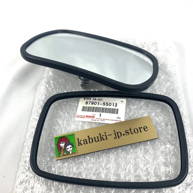 Genuine Toyota OEM Rear View Mirror - Fits 69-77 Land Cruiser BJ40, FJ40, FJ45, FJ55 (Part # 87810-60050)