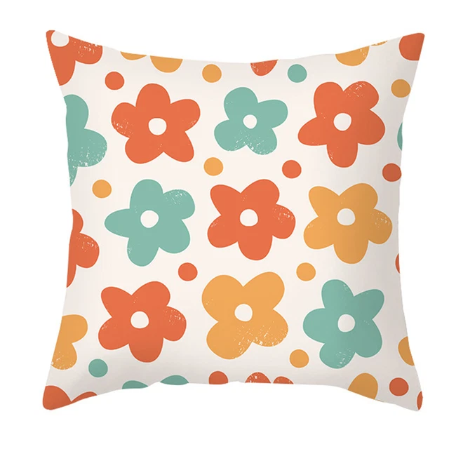 Cushion Cover Eye-catching Breathable Delicate Stitching Cushion Case Square