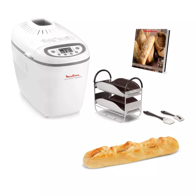 Moulinex OW6101 Home Bread Baguette Brotbackautomat | für bis zu 1,5 kg Brot ...