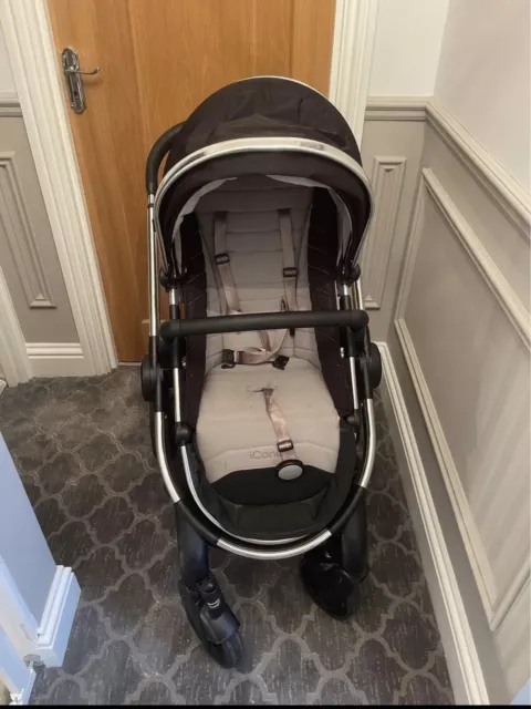 iCandy Peach 5 (2019) Beluga Black and Chrome Pushchair