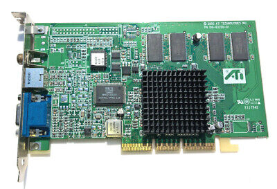 ATI ATI 109-66500-11 32MB AGP Scheda Video Con VGA Output 
