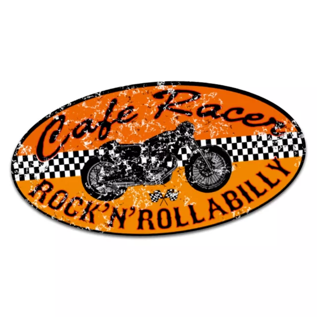 Retro Vintage Pegatina Old School Ace Culto Rockabilly Style Bobber Ruta - 02