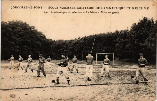 CPA AK JOINVILLE-le-PONT École Normale Militaire. Gymnastics (600317)