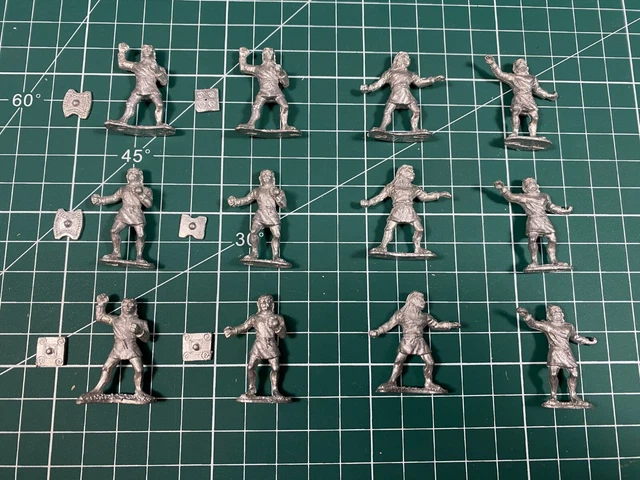 SAGA 1pt LEVY JAVELINMEN PICTS SCOTTS IRISH DARK AGE 28MM METAL FIGURES 12x