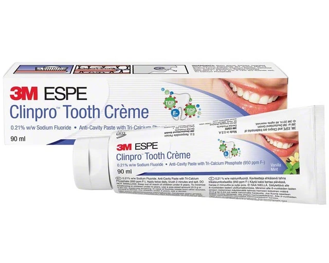 3M CLINPRO TOOTHPASTE prophylaxis cavities cleaning enamel