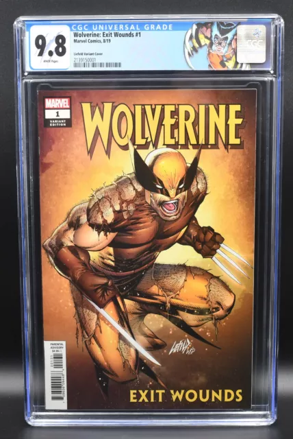 Wolverine: Exit Wounds #1 Rob Liefeld Variant CGC 9.8 Custom Label -  Low Census