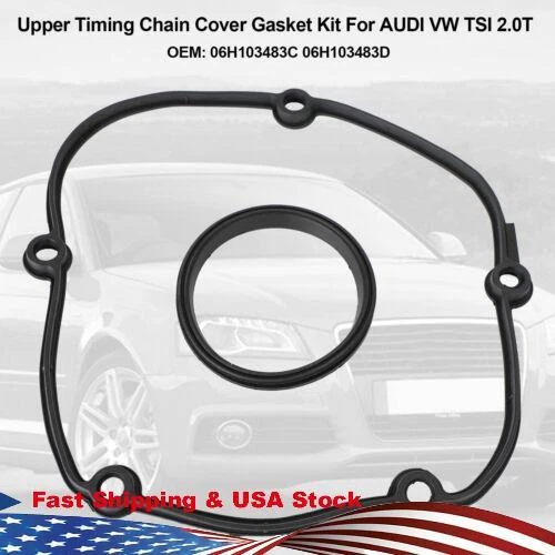 UPPER TIMING CHAIN Cover Gasket Kit For VW TSI 2.0T 06H103483C