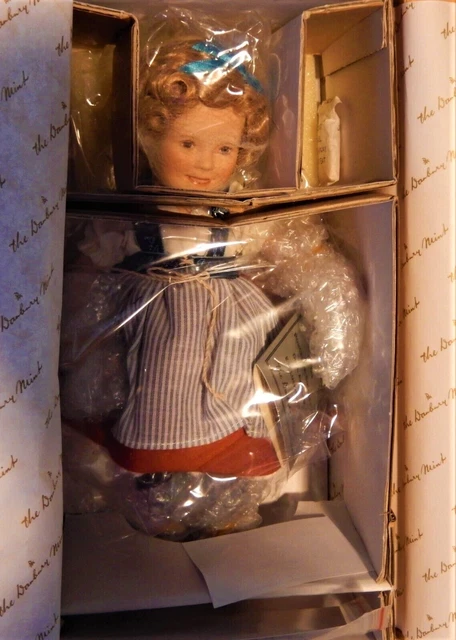 1999 Danbury Mint Elke Hutchens 10" Shirley Temple Movie Classics Heidi Doll  