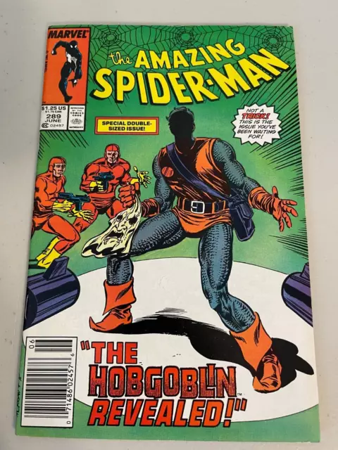 Amazing Spider Man 289 1St App New Hobgoblin Newsstand Marvel Comics 1987