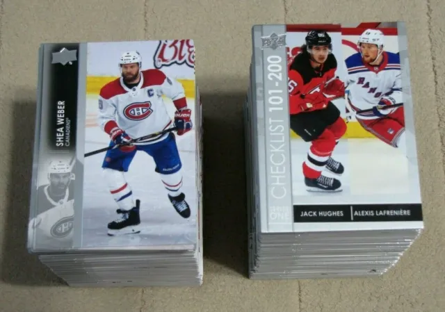 2021-22 Upper Deck Hockey Series 1 (Cards # 1 - 200) (Pick Your Cards) Free Ship
