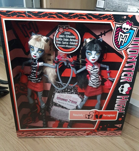 Monster High Werecat twins meowlody and Purrsephone
