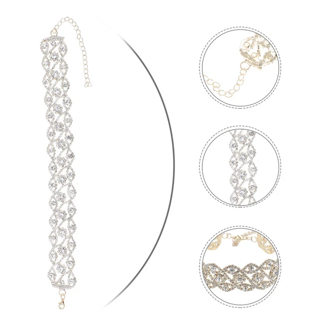 Strasssteine Halskette Mit Diamant Choker-Halskette Legierung