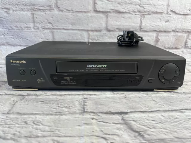 PANASONIC NV-HD630B  VCR VHS Video Cassette Recorder PLAYER NICAM HIFI PAL/NTSC