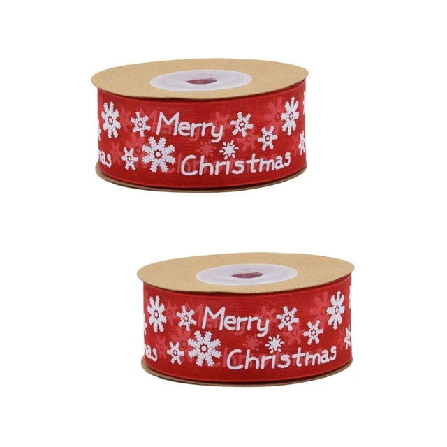 2x Diy Handwerk Band Bowknot Machen Band Weihnachten Baum Band 2