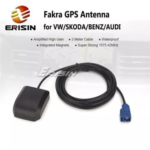 GPS Fakra Empfängerantenne Verstärkung MFD2 Für VW Mercedes Skoda Audi Autoradio