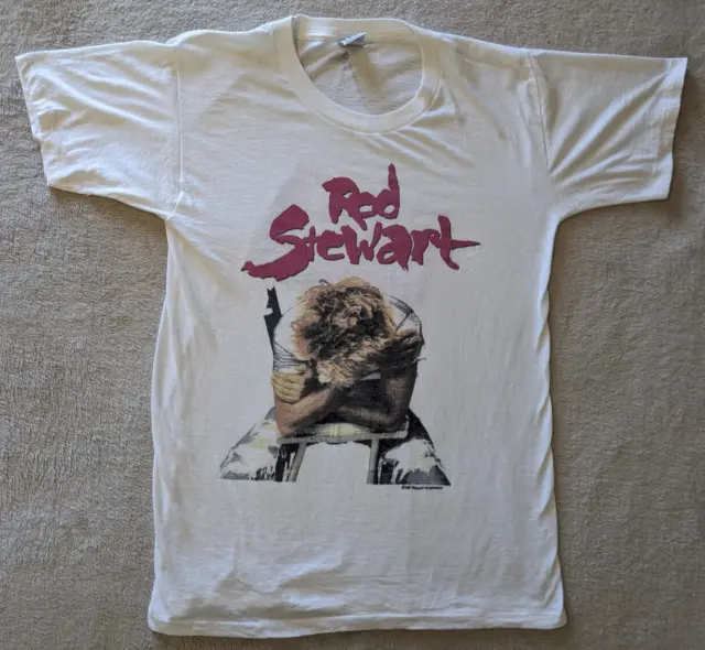 Vintage 1988 Rod Stewart Out of Order Tour Concert Shirt Size L Authentic