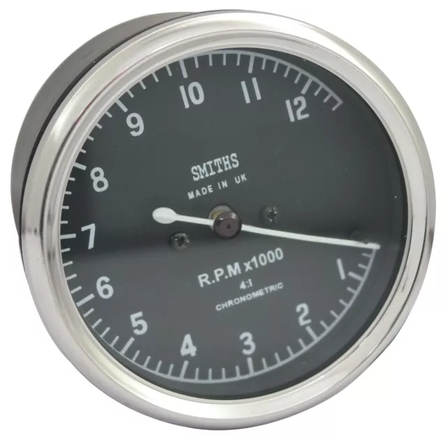 Smiths Kopie Tachometer Tacho 0-12 RPM X 1000 4:1 Für BSA Vincent Ariel