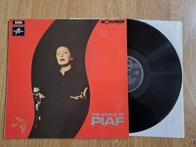 Edith Piaf The World Of LP Vinyl UK Original Columbia SCX6317 Best Of