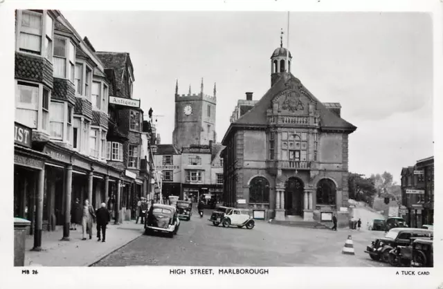 Marlborough Wiltshire High Street England OLD PHOTO