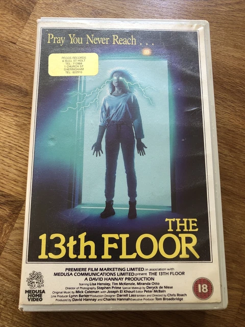 THE 13TH FLOOR - Medusa Horror VHS Video Big Box Ex Rental original ...