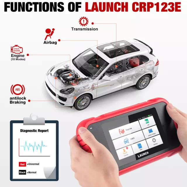 2024 LAUNCH X431 CRP123E OBD2 Scanner Code Reader Engine ABS SRS Diagnostic Tool 2