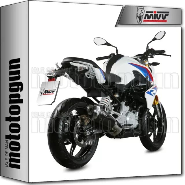 MIVV B.032.LDRB scarico completo hom nocat delta race nero bmw g 310 r 2019 19