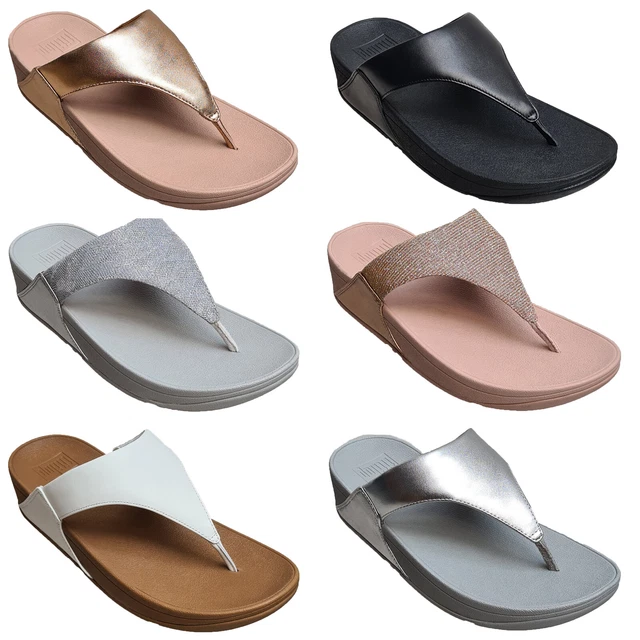 WOMENS LEATHER TOEPOST Sandals Fitflop Lulu Comfort Summer Holiday