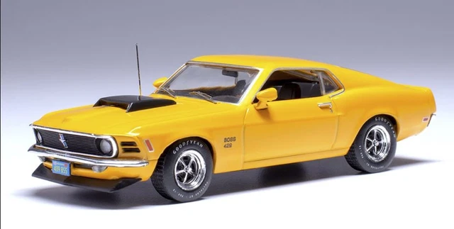 1/18 FORD MUSTANG BOSS 302 ERTL jaune AMERICAN MUSCLE miniature 1/18