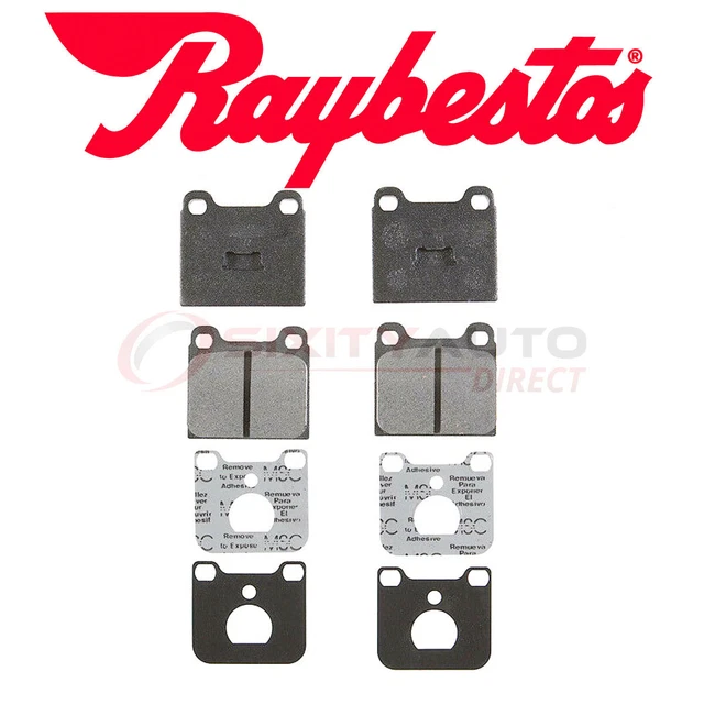 Raybestos PG Plus Metallic Disc Brake Pad for 1964 Porsche 356C 1.6L H4 - io