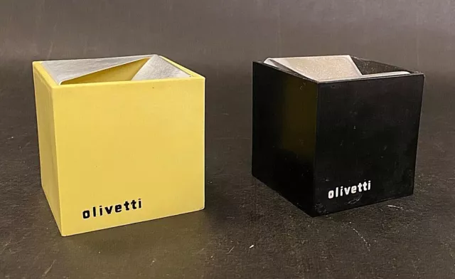 Cendrier Cubo de Bruno Murani Olivetti 1970- lot de 2