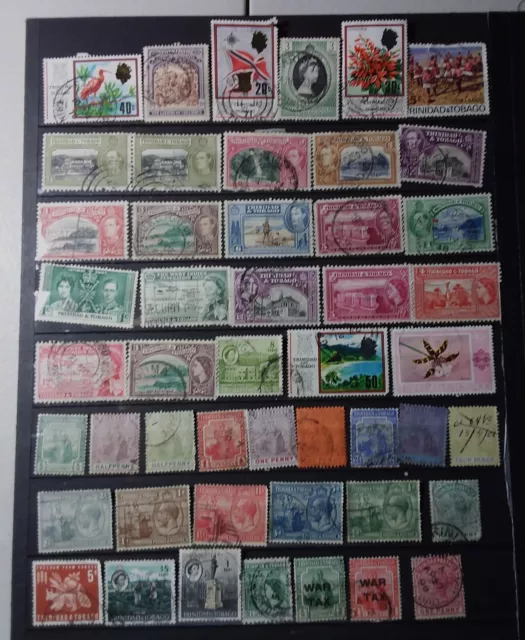 Stamps of Trinidad and Tobago - collection of used stamps