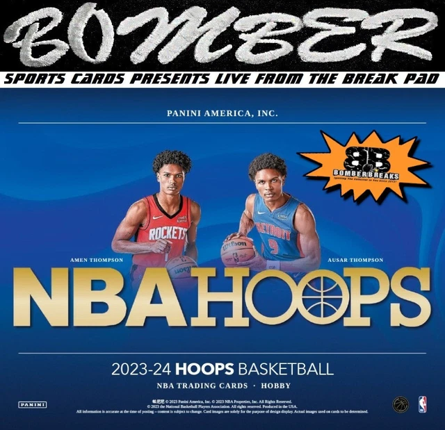 PHOENIX SUNS 202324 Panini NBA Hoops Basketball Hobby 4Box Break 9 0