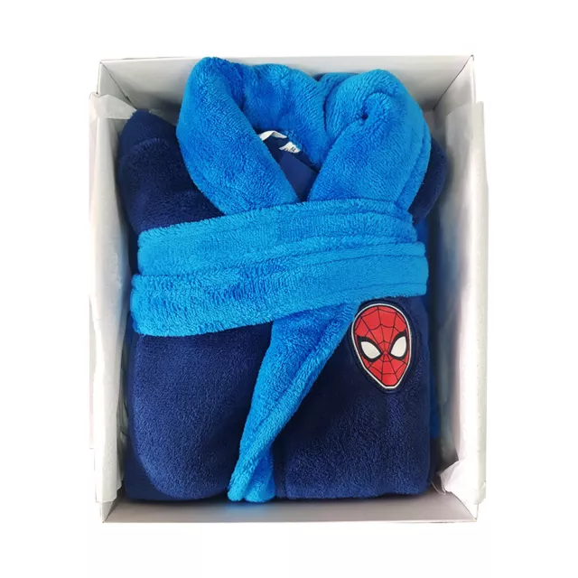 Marvel Spiderman vestaglia bimbo uomo ragno in caldo pile coral