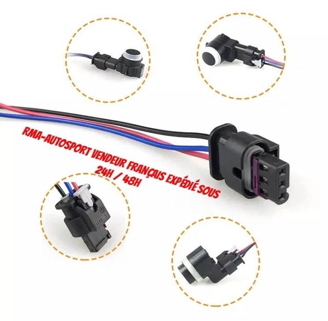 Connecteur De Réparation Phare Xenon VW Audi A4 A6 A8 Seat Skoda - Référence OEM 1J0973737