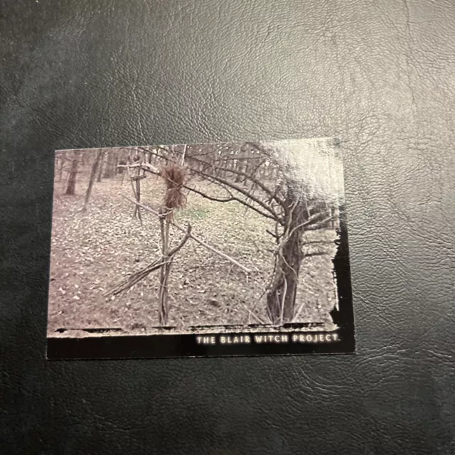 Jb8b The Blair Witch Project, 1999 Topps #49 The Woods Stickmen