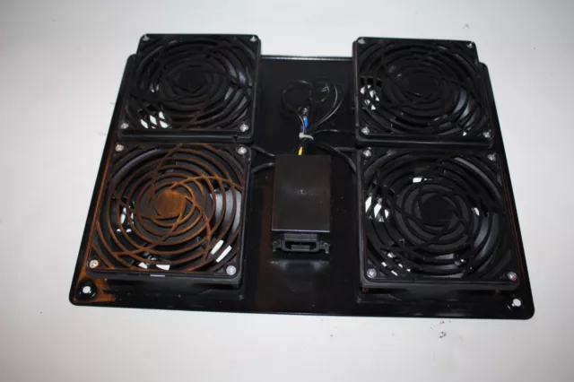 Roof Fan Tray Unit with x4 Fans with Power Lead for Cabinet