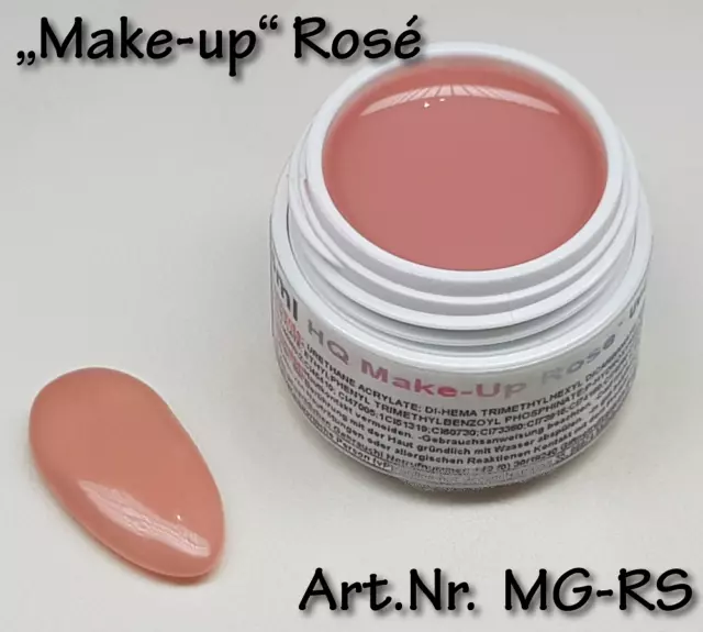 50 ml  UV Make-Up Gel Rosé, Make Up Gel, Camouflage Gel, Cover