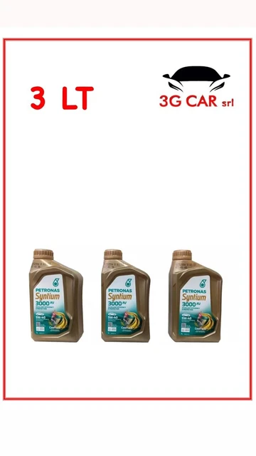 3 LITRI OLIO MOTORE 5W40 PETRONAS SYNTIUM 3000 AV API SN - ACEA C3 - Foto 6