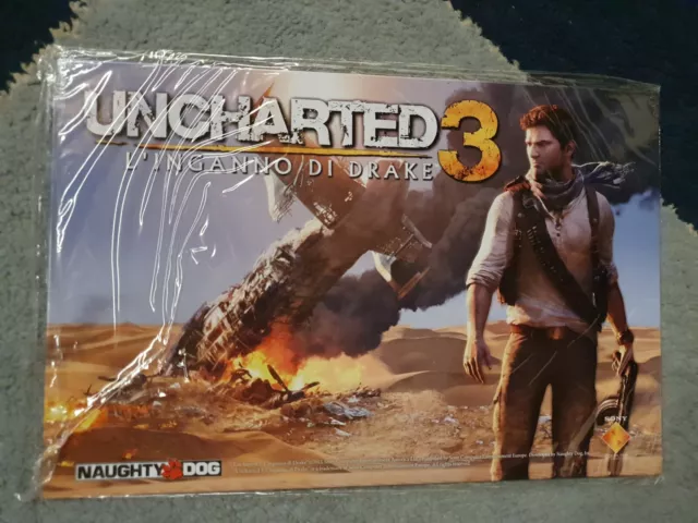 Uncharted The Nathan Drake Collection RARE PS4 42cm x 59cm Promotional  Poster #1