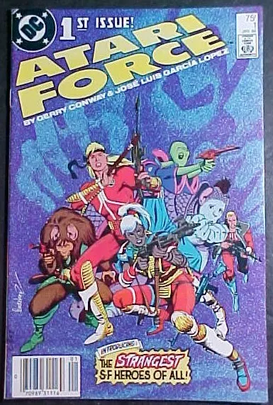 Atari Force #1! Newsstand! Vg 1984 Dc Comics