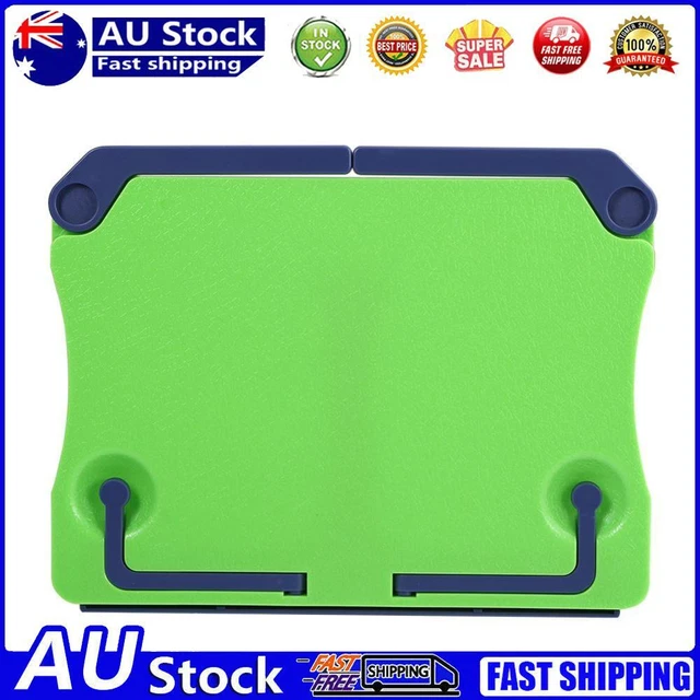Portable Music Stand Hand Roll Desktop Reading Frame Flat Holder (Green)