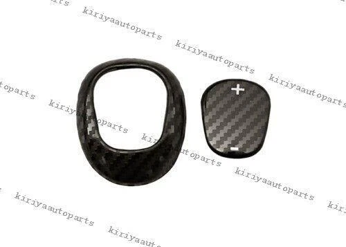 Fit For Chevrolet Equinox 18-21 Carbon Fiber Gear Shift Knob Shifter Lever Trim