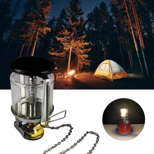 Mini Lampe à Gaz De Camping En Alliage D'aluminium - Portable Et Réglable - Compatible Bouteilles Gaz à Visser - Pour Tente, Randonnée, Pique-nique