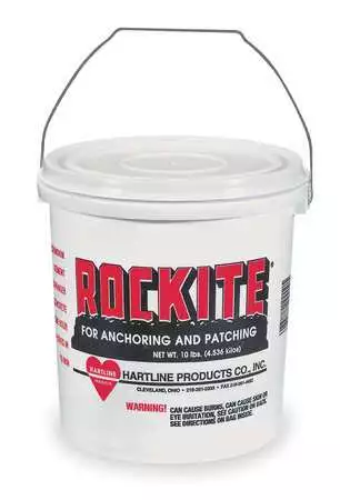 Rockite 10010 Expansion Cement, 10 Lb, Pail, 1 Hr Full Cure Time